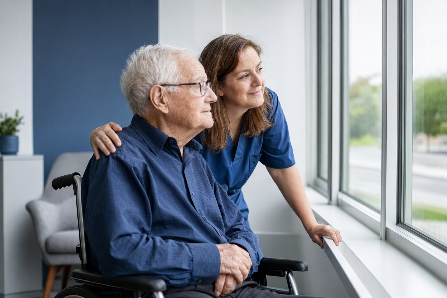 What is a care plan in a nursing home?