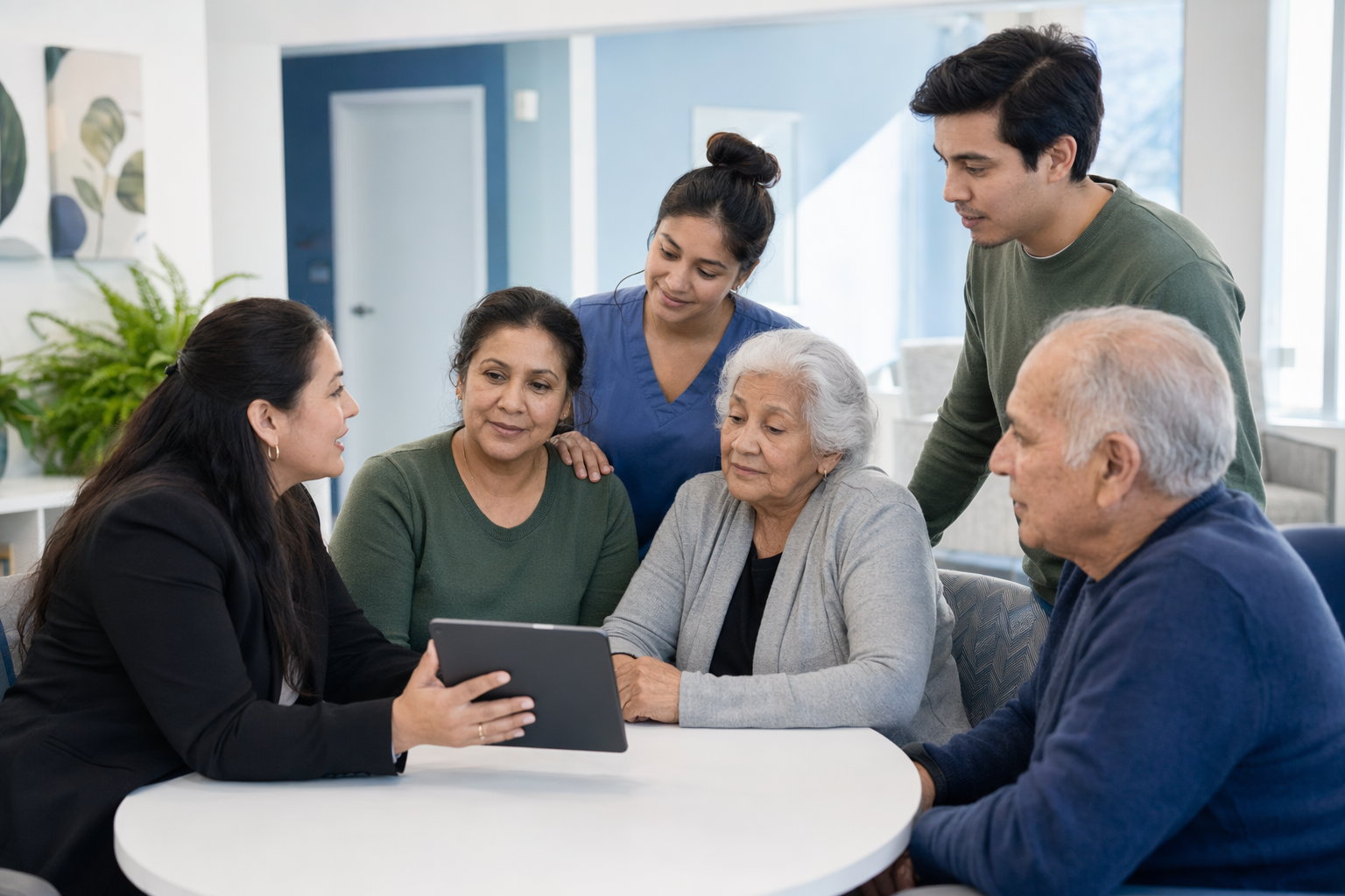 Finding skilled-nursing care in the family's language